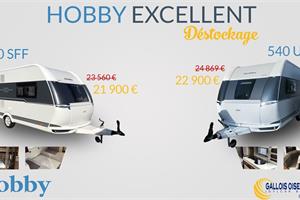 Déstockage caravanes HOBBY EXCELLENT