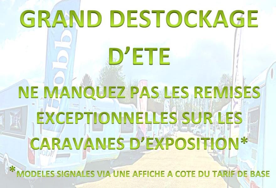 DESTOCKAGE ETE CARAVANES