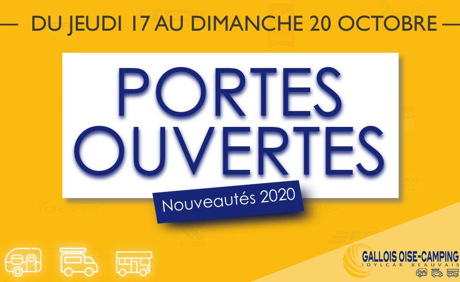 Portes ouvertes du 17 au 20 octobre 2019