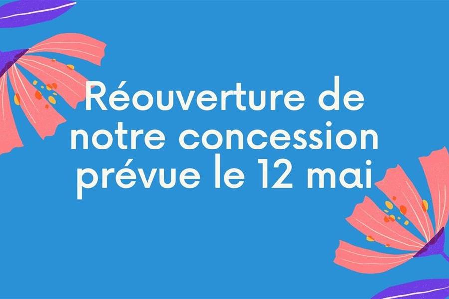 Réouverture le 12 mai