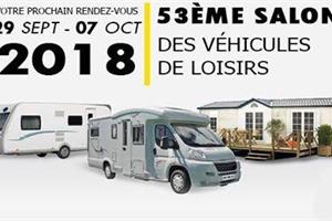 Salon des Véhicules de Loisirs du Bourget du 29 septembre au 7 octobre 2018